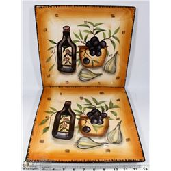 SET OF 2 APPETIZER DISHES