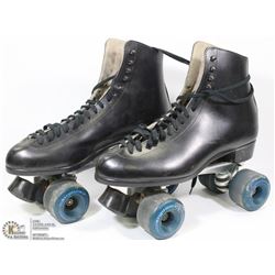 VINTAGE SURE GRIP LEATHER ROLLER SKATES