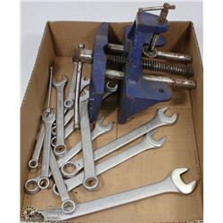 14 MASTERCRAFT WRENCHES & VISE