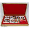 Image 1 : 300 ASSORTED BASEBALL  CARDS IN WOODEN BOX
