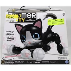 NEW IN BOX INTERACTIVE ROBOTIC KITTY SHE PLAYS,