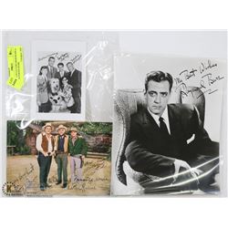 LOT OF COLLECTORS MEMORABILIA INCL RAYMOND BURR,
