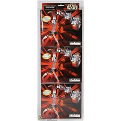 LOT OF 3 STAR WARS EPISODE 1 DESTROYER DROID WATCHES