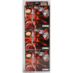 LOT OF 3 STAR WARS EPISODE 1 DESTROYER DROID WATCHES