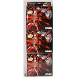 LOT OF 3 STAR WARS EPISODE 1 DESTROYER DROID WATCHES