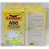 Image 1 : 4 PACKS OF CONDOR N95 NIOSH APPROVED RESPIRATORS
