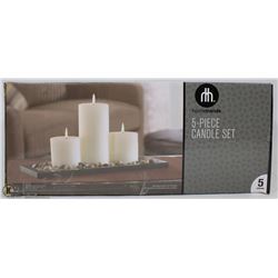 HOMETRENDS 5PC CANDLE SET