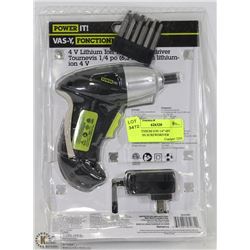 FIT IT LITHIUM ION 1/4" 6PC CORDLESS SCREWDRIVER