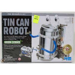 TIN CAN ROBOT - FUN MECHANICS KIT- GREEN SCIENCE