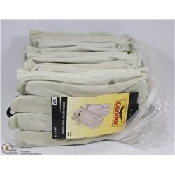 BUNDLE OF 12 LEATHER CONDOR LINED ROPER GLOVES