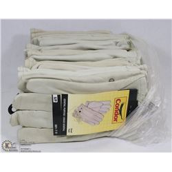 BUNDLE OF 12 LEATHER CONDOR LINED ROPER GLOVES
