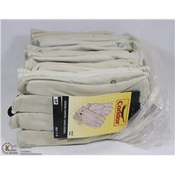 BUNDLE OF 12 LEATHER CONDOR LINED ROPER GLOVES