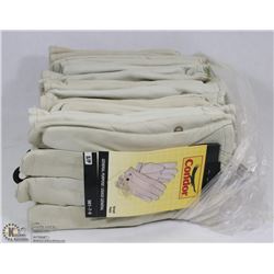 BUNDLE OF 12 LEATHER CONDOR LINED ROPER GLOVES