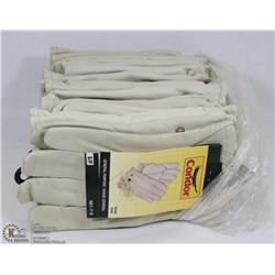 BUNDLE OF 12 LEATHER CONDOR LINED ROPER GLOVES