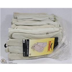 BUNDLE OF 12 LEATHER CONDOR LINED ROPER GLOVES