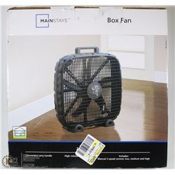 MAINSTAYS 20" BOX FAN