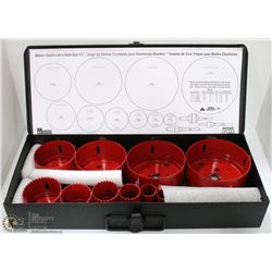 MORSE 13PC MASTER ELECTRICIAN'S HOLESAW KIT