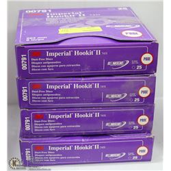 FOUR CASES OF 3M IMPERIAL HOOKIT II DUST FREE DISC
