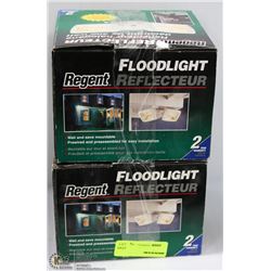 LOT OF 2 REGENT 300W DECORATIVE HALOGEN FLOODLIGHT