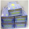 Image 1 : FIVE CASES OF GOLD-TOUCH DISPOSIBLE GLOVES