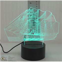 NEW LED SAILING SHIP NIGHTLIGHT