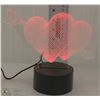 Image 1 : NEW LED LOVE HEARTS NIGHTLIGHT