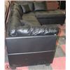 Image 1 : NEW BLACK LETHERETTE L SHAPED SECTIONAL