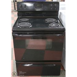 BLACK FRIGIDAIRE STOVE 30"