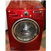 Image 1 : RED LG STEAM FRONT LOAD WASHER