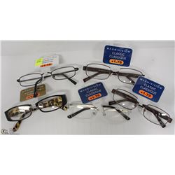 LOT OF 5 READING GLASSES STRENGTH +1.75