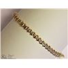 Image 1 : #37-10KT YELLOW GOLD DIAMOND BRACELET