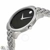 Image 2 : #38-MOVADO STAINLESS STEEL BLACK FACE MEN'S WATCH