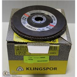 BOX OF 10 40 GRIT ABRASIVE MOP DISCS