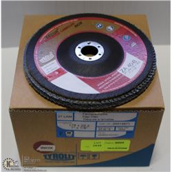 BOX OF TYROLIT 27 LAM FLAP DISCS