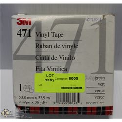 ROLL OF 3M VYNYL TAPE GREEN