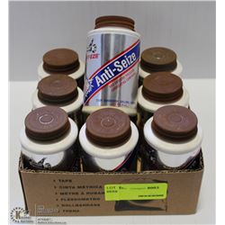 BOX OF 9 BOTTLES OF ANTI SEIZE
