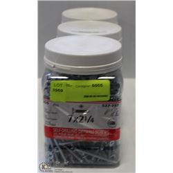 LOT OF APROX 900 7X2 1/4 DRYWALL SCREWS