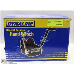 DYNALINE HAND WINCH 2500 POUND CAP