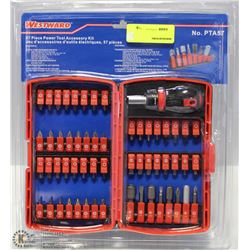 WESTWARD 57 PIECE POWER TOOL ACESSORY SET