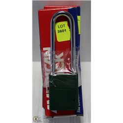 LOT OF 3 AMERICAN LOCK LONG SHANK LOCKS