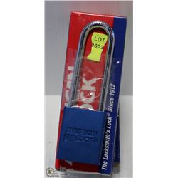 LOT OF 3 AMERICAN LOCK LONG SHANK LOCKS