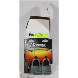 CASE OF FOUR 2 PACKS MASTERLOCK EXCELL LEVEL 9