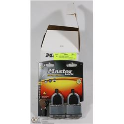 CASE OF FOUR 2 PACKS MASTERLOCK EXCELL LEVEL 9