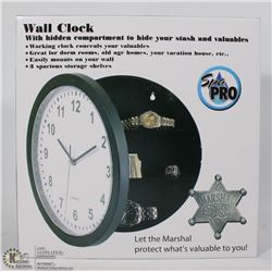 NEW HIDDEN COMPARTMENT WALL CLOCK AS THEY COME