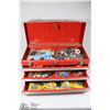 Image 1 : MASTERCRAFT TOOL BOX WITH CONTENTS AND KEYS