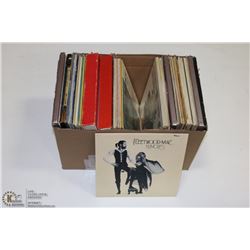 BOX OF ASSORTED ESTATE RECORD ALBUMS