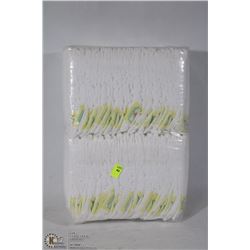 PACK OF OVER 50 DIAPERS SIZE UNKNOWN(PAMPERS)