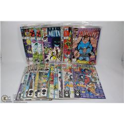 BOX OF NEW MUTANT COMIC BOOKS