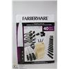 Image 1 : FARBERWARE 40PC CUTLERY AND TOOL SET