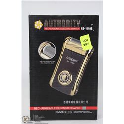 NEW AUTHORITY RECHARGABLE ELECTRIC SHAVER